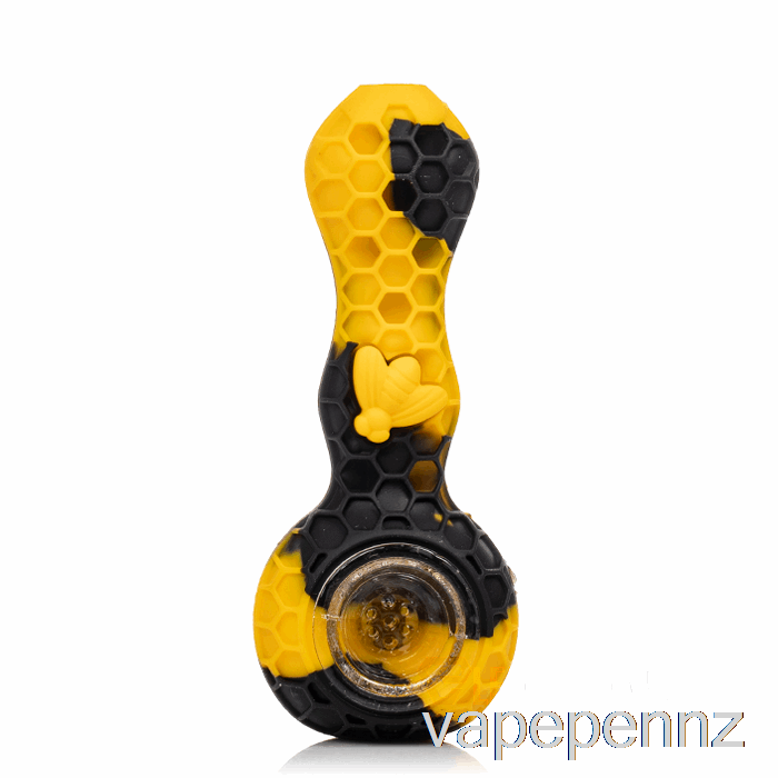 Stratus Bee Silicone Spoon Sol (Black / Yellow) VAPE NZ